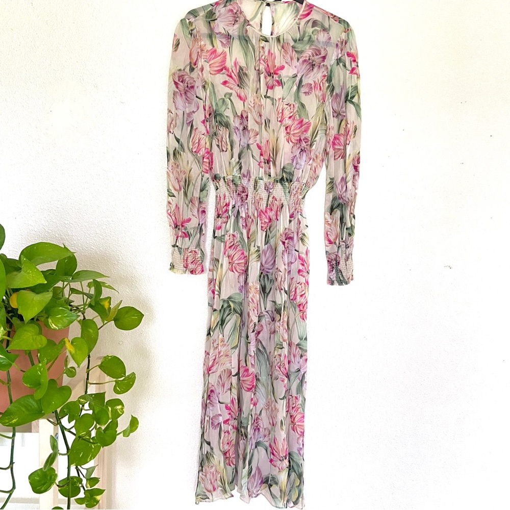 Fit and Flare Floral Dress